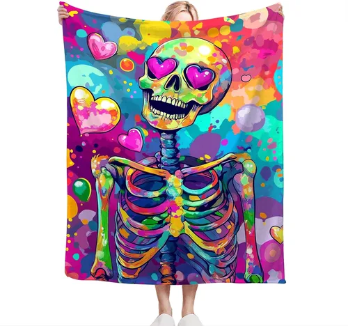 Miniatura 141 de Manta de Polilla Suave y Esponjosa de Vellón Gótico Mariposa Luna Mantas Decorativas Acogedoras y Cálidas de Franela de Felpa Regalos para Niños