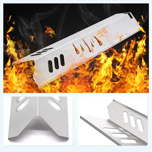 Miniatura 5 de Criditpid Piezas de recambio de placas de calor para Dyna-Glo DGF493BNP, DGB494SPB, DGF510SBP, patio trasero BY15-101-001-02, BY13-101-001-13