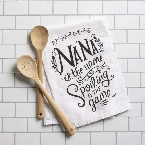 Miniatura 2 de Primitives by Kathy - LOL Trapo de cocina, de algodón, con texto en inglés “Nana is The Name