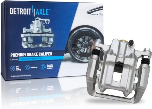Miniatura 3 de Detroit Axle - Pinzas de freno traseras para el lado del pasajero + pastillas de freno de cerámica con herramientas de repuesto para Acura CL TL
