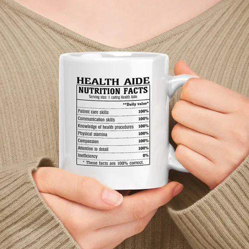 Miniatura 258 de Employee Apreciation Gift For Administrator Información nutricional, White 11oz Ceramic Mug