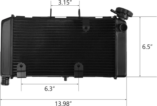 Miniatura 8 de TCT-MOTORPARTS Radiador de enfriamiento del refrigerador del motor apto para HONDA NC700X 2012-2017 NC750X 2014-2023