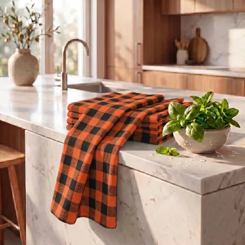 Miniatura 386 de Urban Villa Toallas de cocina 100% algodón para cocina (juego de 6) 20"x30" toallas de cocina altamente absorbentes, juego de ropa de cocina