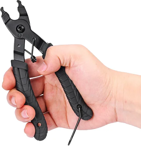 Miniatura 8 de Oumers Bike Master Link - Herramienta de alicates 2 en 1 para cadena de bicicleta, abridor de eslabones rápidos, removedor de cierre compatible