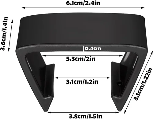 Miniatura 2 de Blulu 10 piezas de sujetadores para muebles de patio al aire libre, sujetadores para sofá de muebles al aire libre 2.4 D x 1.4 W x 1.22 H