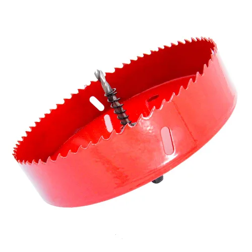Miniatura 39 de Broca bimetálica para taladro, cortador de orificios HSS con eje para madera y metal
