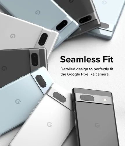 Miniatura 5 de Ringke Cristal de cámara [protección multicapa/paquete de 3] compatible con protector de lente de cámara Google Pixel 7a, cubierta de vidrio