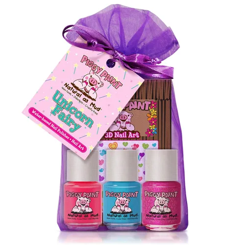 Miniatura 13 de Piggy Paint 4 Esmaltes Neón Set de Caja (¡Bonificación: ¡Resplandor Blacklight!)