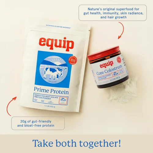 Miniatura 8 de Equip Foods - Polvo de proteína limpia de carne de res alimentada con pasto, apto para dieta carnívora, paleo y keto, sin gluten ni lácteos, 30