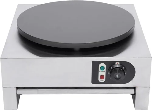 Miniatura 5 de Máquina eléctrica para hacer crepes de 3KW, 16 pulgadas, para hacer crepes comercial, temperatura ajustable 122.0-572.0 °F (122-572℉) 110V con 3000w