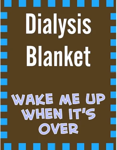 Miniatura 2 de CafePress Manta de diálisis 1 manta de forro polar súper suave, 60 x 50 pulgadas