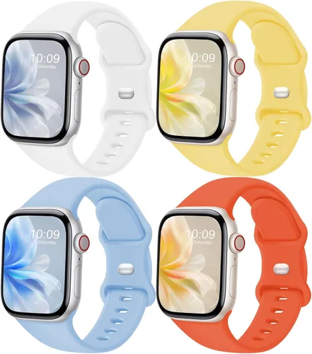 Miniatura 8 de Correa deportiva compatible con Apple Watch de 38 mm, 40 mm, 41 mm, 42 mm, 44 mm, 45 mm, 46 mm, 49 mm, unisex, accesorio de correa de repuesto