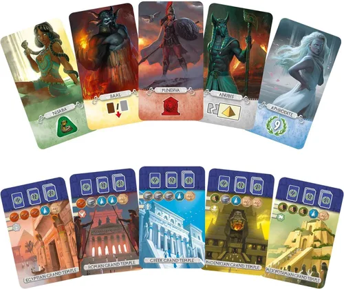 Miniatura 5 de 7 maravillas: juego de cartas de expansión del Duelo de panteón (2 jugadores)