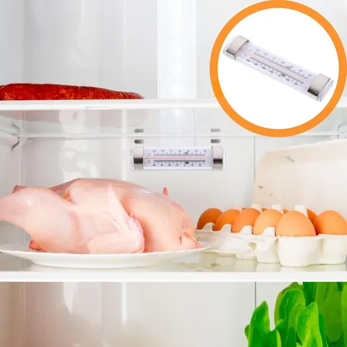 Miniatura 9 de Totority 6pcs High Precision Professional Refrigerator Thermometers, Analog Fridge Temperature Gauge Meters for Freezer and Supermarket Use