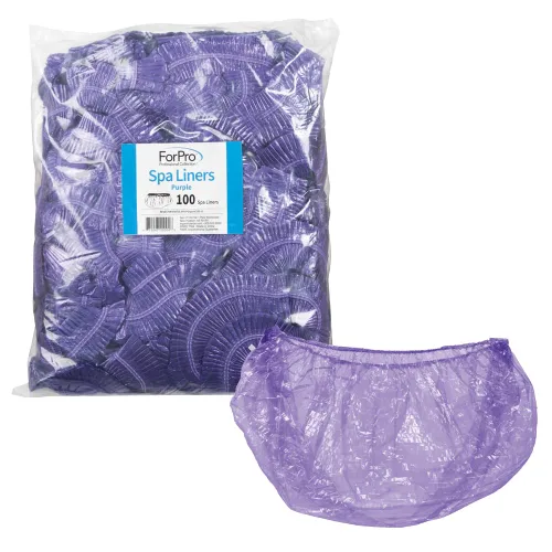 Miniatura 14 de ForPro Professional Collection Revestimientos de spa, aptos para todos los spas de pedicura, forros desechables, azul, 400