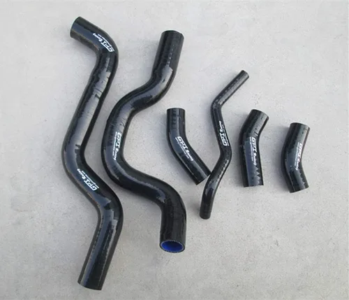 Miniatura 6 de Para SUZUKI SV650 SV 650 K3 2003-2014 manguera de radiador de silicona 2004 2005 2006 2007 (negro)