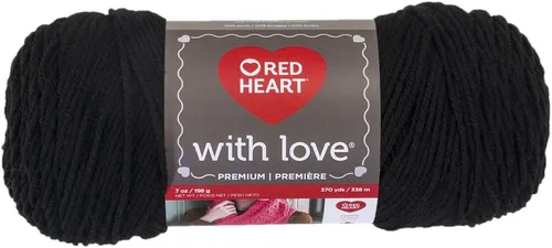 Miniatura 18 de Red Heart with Love Berry - Hilo rojo – Paquete de 3 unidades de 6.98 oz/7 onzas – Acrílico – 4 medianos (peinado) – 370 yardas – Tejido/ganchillo