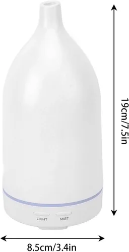 Miniatura 9 de Humidificador difusor de aceite esencial, difusor de aromaterapia de niebla grande de 3.7 fl oz con temporizador inteligente, silencioso