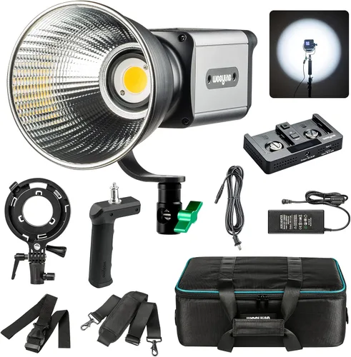 Miniatura 3 de Kit de iluminación de video LED de 80W/7800LM, montaje Bowens COB Continuous Film Lighting Studio Monolight para fotografía de moda de productos