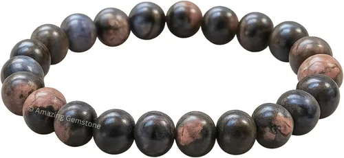 Miniatura 792 de Amazing Gemstone Pulsera de cristal para mujeres y hombres, pulsera de cristal curativo de protección, pulsera elástica con cuentas de piedras