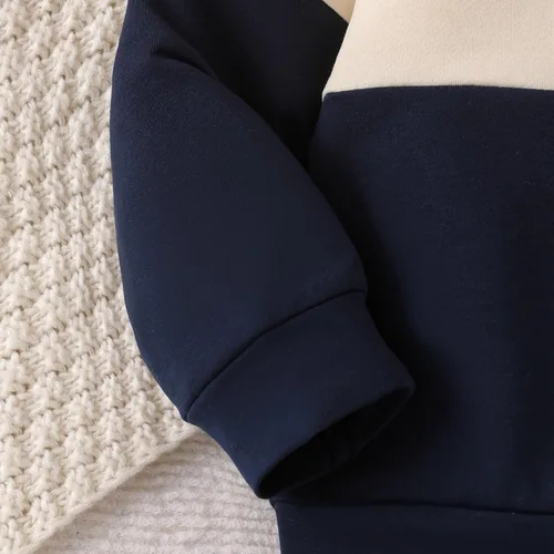 Miniatura 57 de Ropa de otoño e invierno para bebé, trajes de niño pequeño, sudadera de manga larga, sudadera de retazos y pantalones, 2 piezas, 12 meses a 5 años