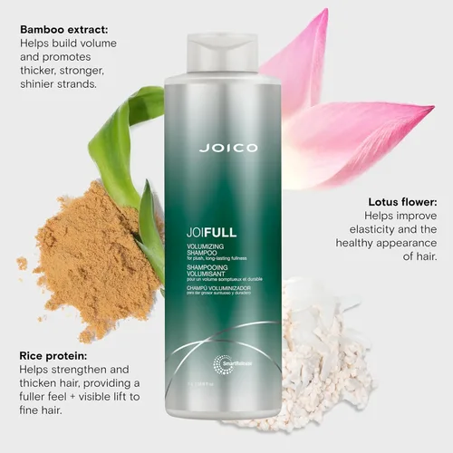 Miniatura 3 de Joico JoiFULL Volumizing Shampoo For Fine, Thin Hair Add Instant Body Long-Lasting Fullness For Thicker Bouncier Hair Boost Shine With