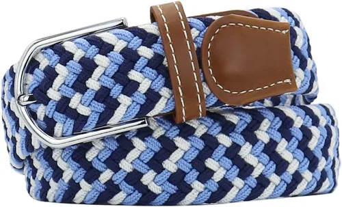 Miniatura 10 de Mixed Color Woven Stretch Braided Belts for Men and Women Fashion Elastic Belts