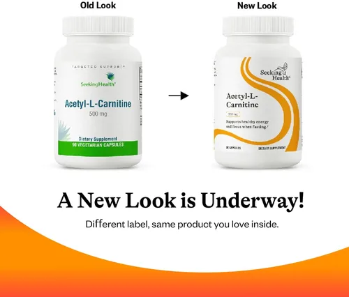 Miniatura 6 de Seeking Health Acetyl-L-Carnitine - Suplemento de acetil-L-carnitina - Apoya la energía, el metabolismo de las grasas saludables y la salud