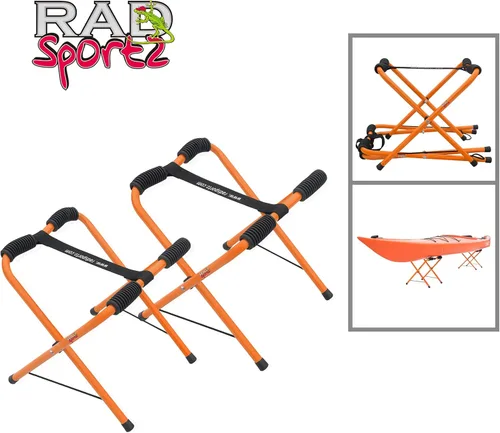 Miniatura 2 de RAD Sportz - Kayak portátil, fácil de plegar para un fácil almacenamiento, bolsa de transporte incluida, color amarillo
