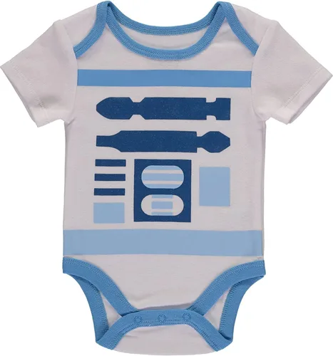 Miniatura 4 de Disney Paquete de cinco mamelucos de manga corta de Star Wars para bebés, ropa de bebé de Star Wars de una pieza, multipacksuit-ropa