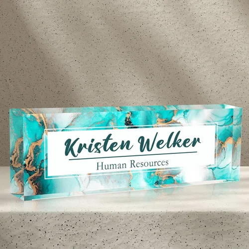 Miniatura 16 de Placa de nombre personalizada para escritorio de oficina, placas de nombre personalizadas para escritorios, placa de identificación personalizada