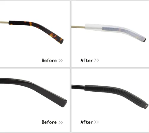 Miniatura 5 de KECHIO Puntas de extremo de gafas Gafas de silicona Gafas de ojo puntas de templo Gafas elásticas antideslizantes