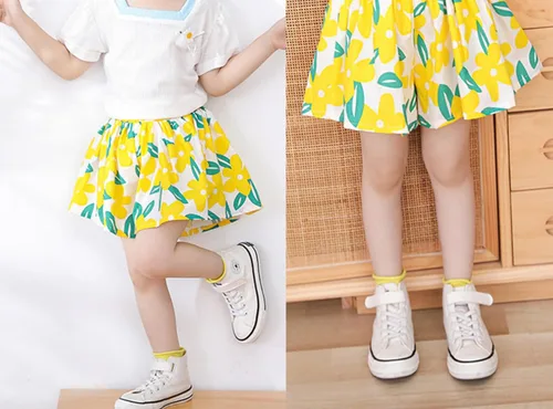 Miniatura 6 de Deerhobbes Design your own Conjuntos cortos para niñas, conjuntos de ropa de verano modernos y cómodos, conjuntos de ropa de moda para niñas, 4