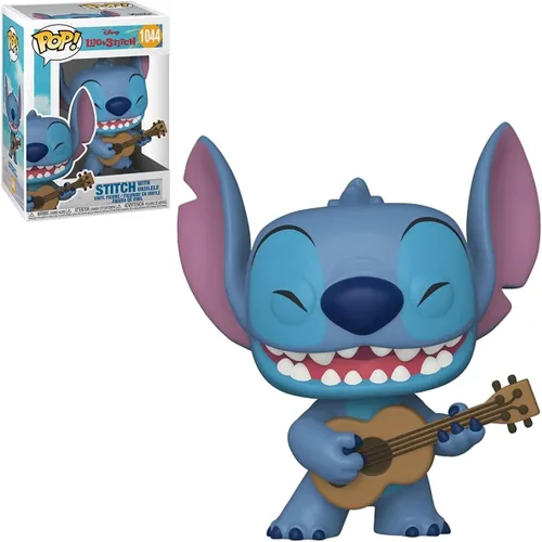 Miniatura 2 de Funko POP Disney: Lilo & Stitch - Figura de vinilo de Stitch with Ukelele Pop! (incluye funda protectora compatible con caja Pop Box), multicolor