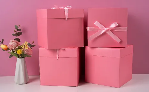 Miniatura 6 de Elephant-package Paquete de 12 cajas de regalo pequeñas con tapas, cajas de regalo rojas con cinta para Navidad, día de San Valentín, embalaje