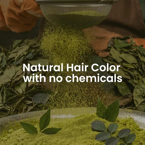 Miniatura 3 de Polvo índigo orgánico y negro de henna en polvo para el cabello (7 oz - 3.5 oz cada uno) - Índigo de henna natural para tinte de cabello
