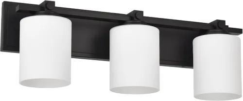 Miniatura 16 de Aplique de pared de 1 luz, elegante iluminación de pared en níquel cepillado, 1 luz de transición para tocador de baño con pantalla de vidrio opal