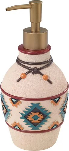 Miniatura 6 de Avanti Linens - Vaso, artículos esenciales para el baño de invitados, decoración azteca para el hogar (colección de baile navajo)