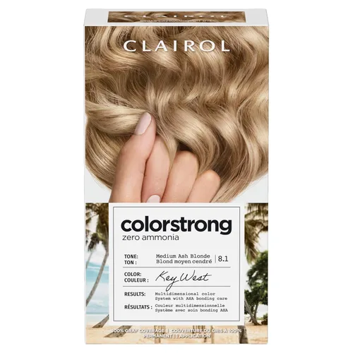 Miniatura 13 de Clairol ColorStrong - Tinte de cabello permanente sin amoniaco, color ceniza claro 6.1 - Color de cabello Machu Picchu, paquete de 1 unidad 6.1