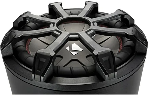 Miniatura 5 de KICKER 46CWTB82 TB8 Caja de subwoofer cargada a prueba de intemperie de 8 pulgadas con radiador pasivo - 2-Ohm, 300 W
