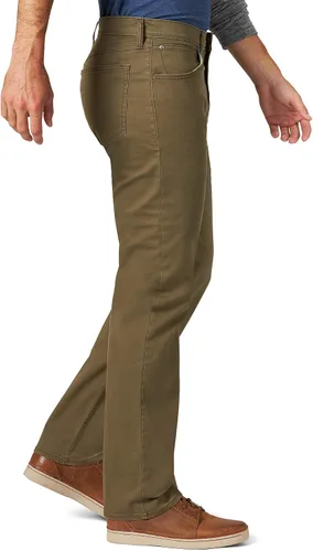 Miniatura 4 de Wrangler Authentics - Pantalón de sarga de corte recto para hombre