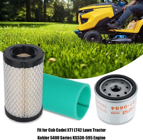 Miniatura 4 de Hipa 22 083 01-S 22 883 01-S1 Filtro de aire para Cub Cadet XT1 LT42 Kohler 5400 Series KS530-595 17 18 19 19.5HP Motor de cortacésped Reemplazo