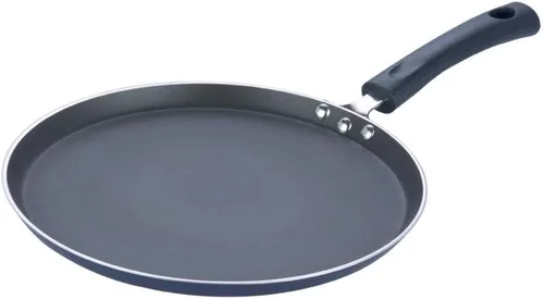 Miniatura 2 de Vinod Cookware Plancha para Dosa (Tawa) con Base de Inducción - Sartén Antiadherente de Aluminio 100% con Superficie Antiarañazos - Sartén Plana
