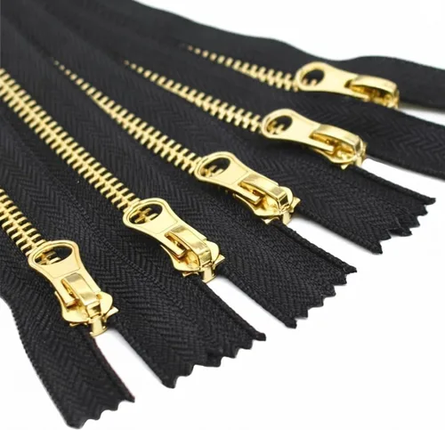YaHoGa 5 cremalleras de metal dorado de 6 pulgadas a granel #5 cierres de metal para bolsas de costura, manualidades, chaquetas (5.9 in negro) |