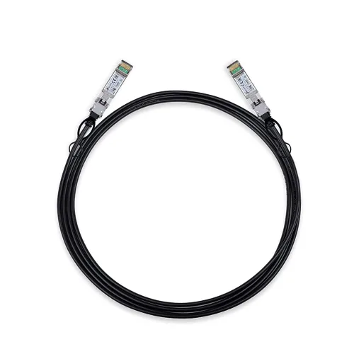 TP-Link Omada SM5220-3M | Cable de conexión directa 10G SFP+ (DAC) de 9.8 ft/ 10 pies | Cable Twinax pasivo | Conector SFP+ 10GBASE-CU a SFP+ | Plug