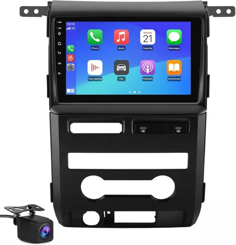 Miniatura 10 de Actualización de radio de coche para Ford F150 2009-2012 (solo CA automática), pantalla táctil QLED de 12.1 pulgadas, estéreo inalámbrico CarPlay