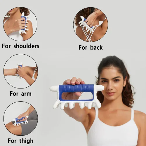 Miniatura 4 de DARKRING Herramienta de masaje de punto de presión, herramienta de masaje de tejido facial y punto de gatillo gua sha para aliviar la fascia