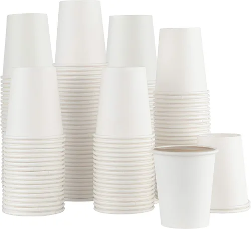 Miniatura 8 de ELEGANT DISPOSABLES [Paquete de 100 tazas de café] Tazas de papel desechables de 3 onzas – Taza de café, baño, expreso, enjuague bucal