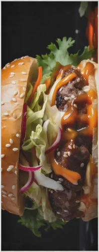 Hamburger - Toalla de yoga caliente – Diseño fresco, puntos de agarre, súper absorbente, antideslizante, 27 x 73 pulgadas – Toallas para esterilla