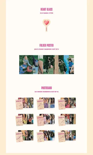 Miniatura 7 de TWICE - ENTRE 1 y 2 11º mini álbum (versión de archivo). )+1 póster plegado (solo primera prensa)+1ea tarjeta de regalo de tienda TWICE K-POP